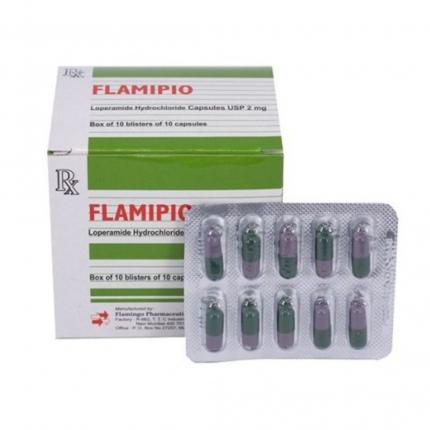 Thuốc Flamipio (10 vỉ x 10 viên) - Điều trị tiêu chảy cấp và mạn