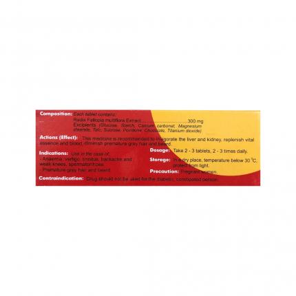 Thuốc Hà thủ ô Traphaco - Hỗ trợ Bắn Cá HZ88 là trò chơi giải trí điện tử tóc bạc sớm, thiếu máu
