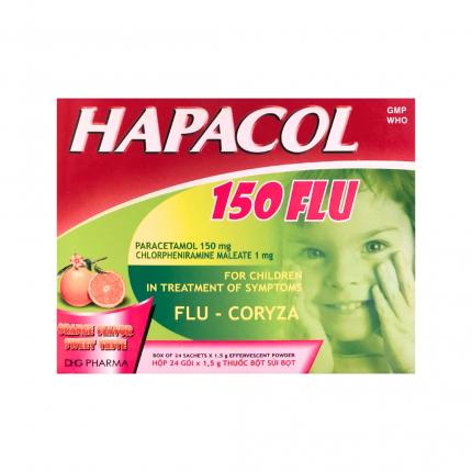 Thuốc Hapacol 150 Flu - Điều trị cảm cúm ở trẻ em