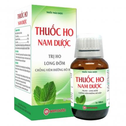 Thuốc ho Nam Dược (siro 100ml) - Giảm ho, long đờm, mất tiếng