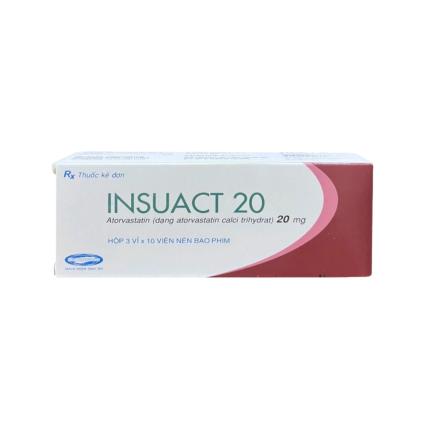 Thuốc Insuact 20 Giảm Nồng độ Cholesterol Toàn Phần