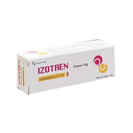 Thuốc Izotren 0.1% (10mg) - Điều trị mụn trứng cá