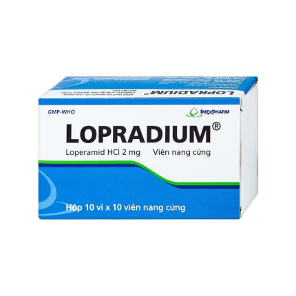 Thuốc Lopradium Loperamide 2Mg