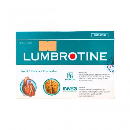 Thuốc Lumbrotine