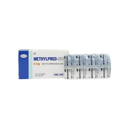 Thuốc Methylpred-NIC 4mg - Kháng viêm, ức chế miễn dịch