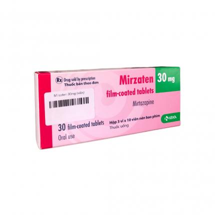Thuốc Mirzaten (30mg) - Điều trị trầm cảm