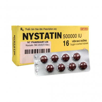 Thuốc Nystatin (500.000IU) Mekophar - Điều trị nấm