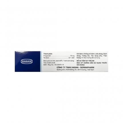 Thuốc Premilin (75Mg) - Điều trị động kinh cục bộ