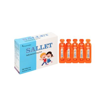 Thuốc Sallet 2mg 5ml Điều Trị Hen Suyễn, Viêm Phế Quản