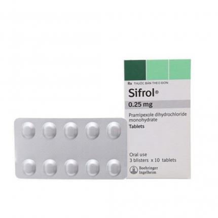 Thuốc Sifrol 025mg Điều Trị Bệnh Parkinson