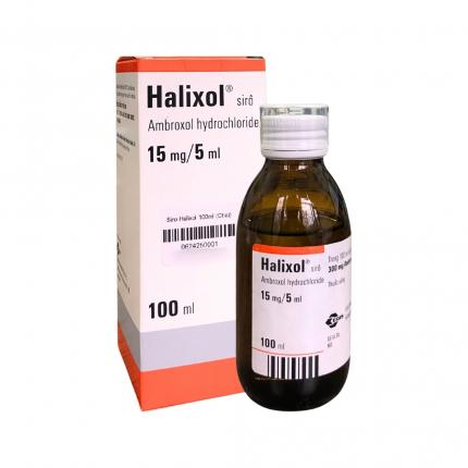 Thuốc Siro Halixol - Điều trị các bệnh tắc nghẽn đường hô hấp