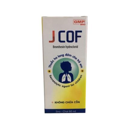 Thuốc Siro J COF - Điều trị rối loạn tiết dịch hô hấp