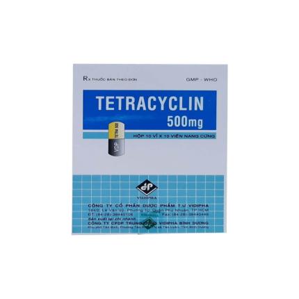 Thuốc Tetracyclin Vidiphar 500mg