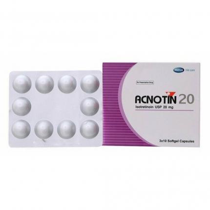 Thuốc trị mụn trứng cá Acnotin 20