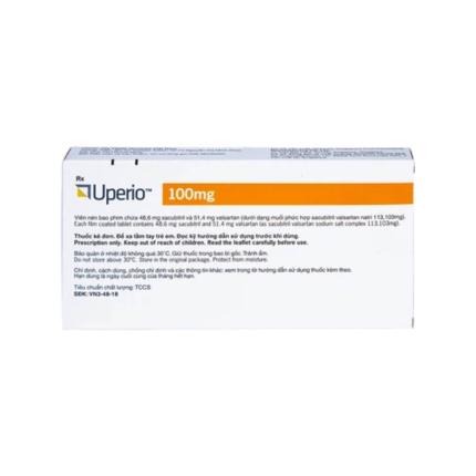 Thuốc Uperio 100mg Novartis (Hộp 2 Vỉ x 14 Viên) - Điều trị suy tim có triệu chứng (Novartis)