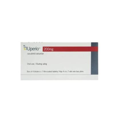 Thuốc Uperio 200mg Novartis (Hộp 4 vỉ x 7 viên) - Điều trị suy tim có triệu chứng (Novartis)