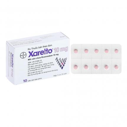 Thuốc Xarelto 10mg - Phòng ngừa đột quỵ, tắc mạch