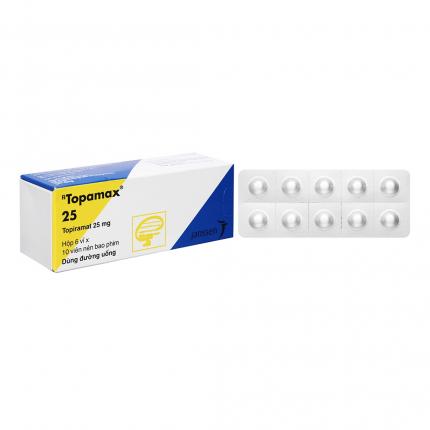 Topamax 25 - Điều trị động kinh, dự phòng đau nửa đầu