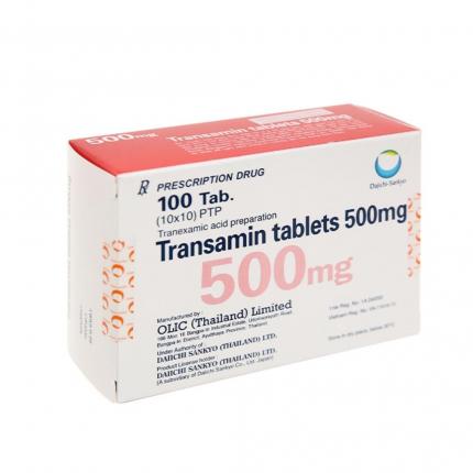 Thuốc Transamin 500mg - Điều trị chảy máu, rong kinh