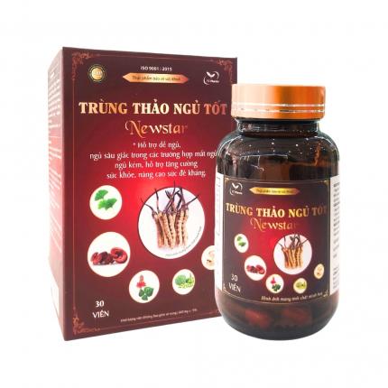 Combo 3 hộp Trùng Thảo Ngủ Tốt Newstar - Giúp ngủ ngon