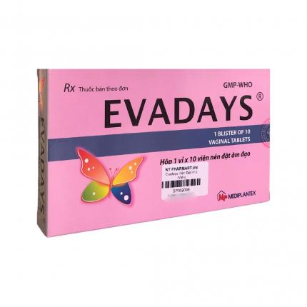 Thuốc đặt Evadays (500mg) - Điều trị viêm âm đạo