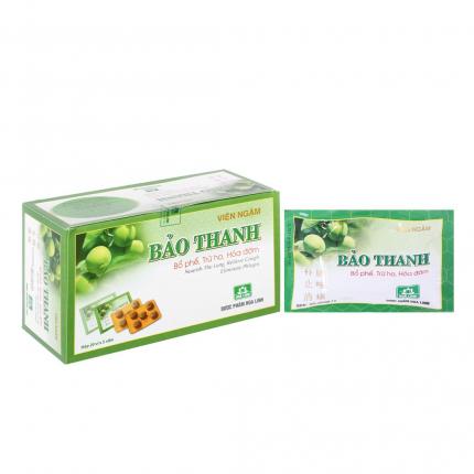 Viên ngậm Bảo Thanh (có đường) - Hỗ trợ giảm ho, long đờm, thông mũi họng