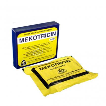 Viên ngậm Mekotricin - Trị viêm niêm mạc miệng