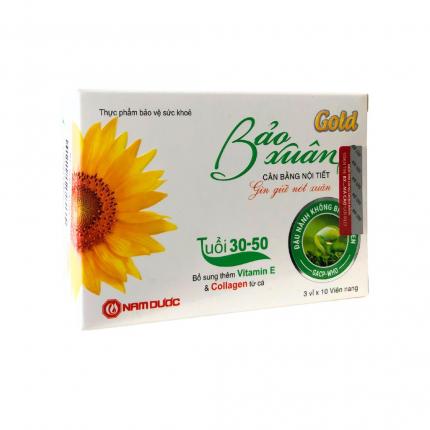 Viên uống Bảo Xuân Gold – Cân bằng nội tiết tố nữ