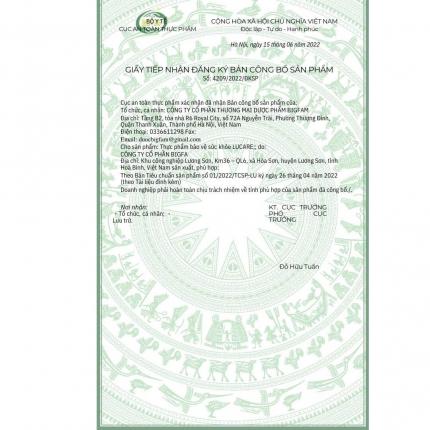 Giấy công bố sản phẩm