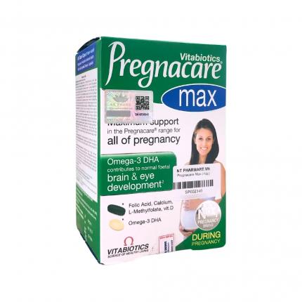 Vitabiotics Pregnacare Max (hộp 84 viên) - Bổ sung vitamin cho bà bầu