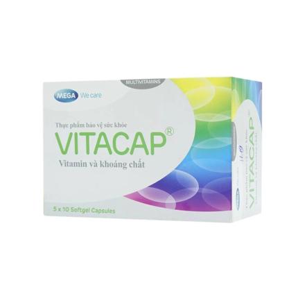 Viên uống Vitacap Mega We Care bổ sung Vitamin và khoáng chất cho cơ thể