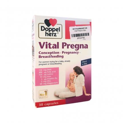 Doppelherz Vital Pregna - Dưỡng thai, tăng cường dưỡng chất