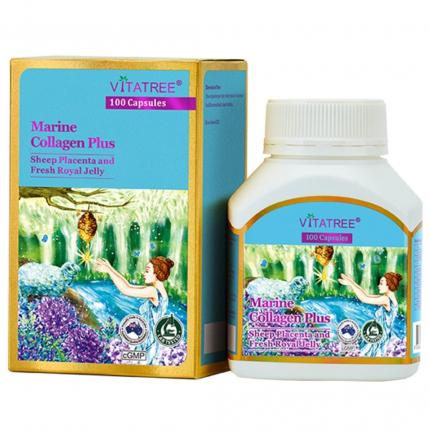 Vitatree Marine Collagen Plus - Viên Uống Trắng Sáng Da
