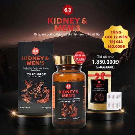 Waki Pharma Kidney Men's - Bổ thận, tăng cường Link Đăng Ký HZ88.com nam