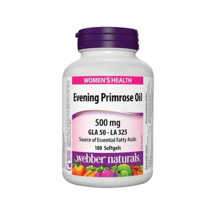 Webber Naturals Evening Primrose Oil 500mg - Tinh dầu hoa anh thảo cho phái nữ