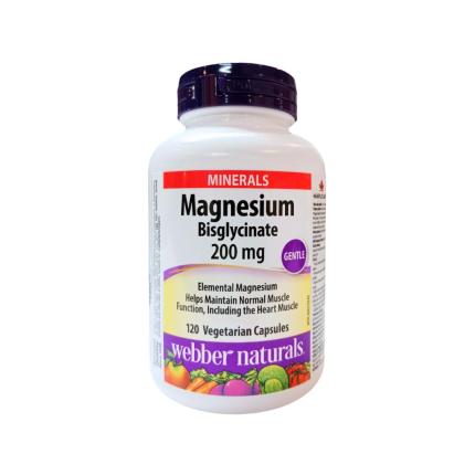 Webber Naturals Magnesium Bisglycinate Hộp 120 Viên