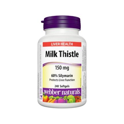 Webber Naturals Milk Thistle 150mg - Bảo vệ và hỗ trợ chức năng gan