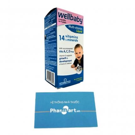 Wellbaby Multi-vitamin Liquid - Tăng cường sức khoẻ