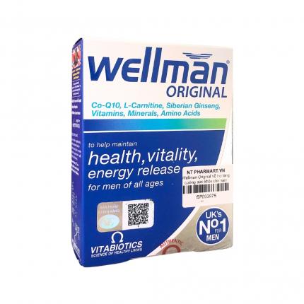 Vitabiotic Wellman Original (30 viên) - Nâng cao Hz888 đăng ký nhanh nam giới