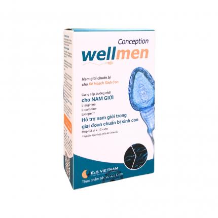 Wellmen Conception - Bổ tinh trùng, hỗ trợ sinh sản nam giới