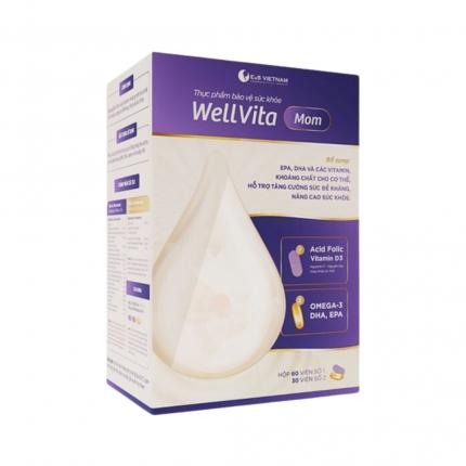 WellVita Mom - Tăng đề kháng và nâng cao chất lượng sữa mẹ