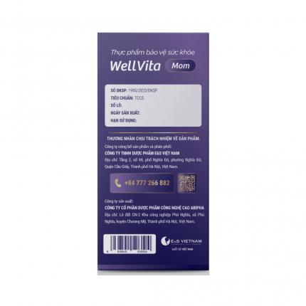 WellVita Mom - Tăng đề kháng và nâng cao chất lượng sữa mẹ
