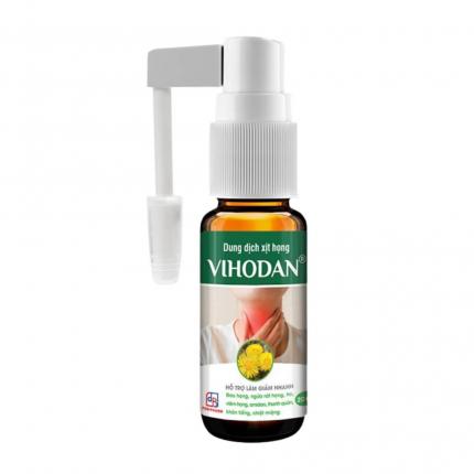 Xịt họng Vihodan giảm ho, giảm đau họng