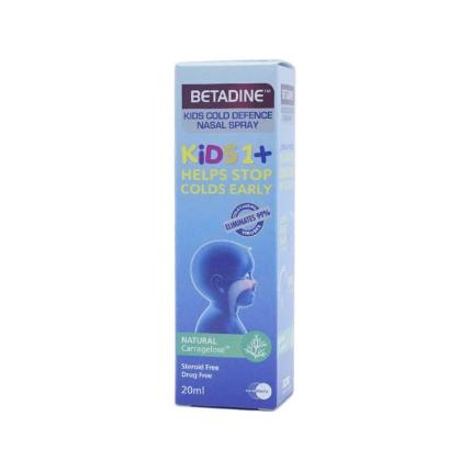 Xịt mũi Betadine Kids (Chai 20ml) -  Ngăn ngừa virus niêm mạc mũi