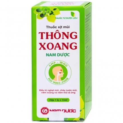Thuốc xịt mũi Thông Xoang Nam Dược - Điều trị nghẹt mũi, viêm mũi