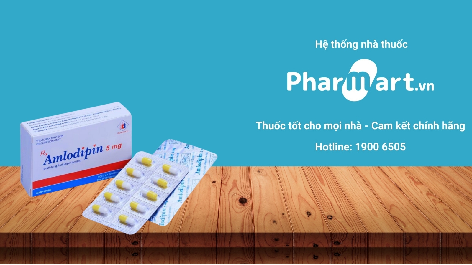 Mua ngay thuốc Amlodipin Domesco ch&iacute;nh h&atilde;ng tại Hz888a.com