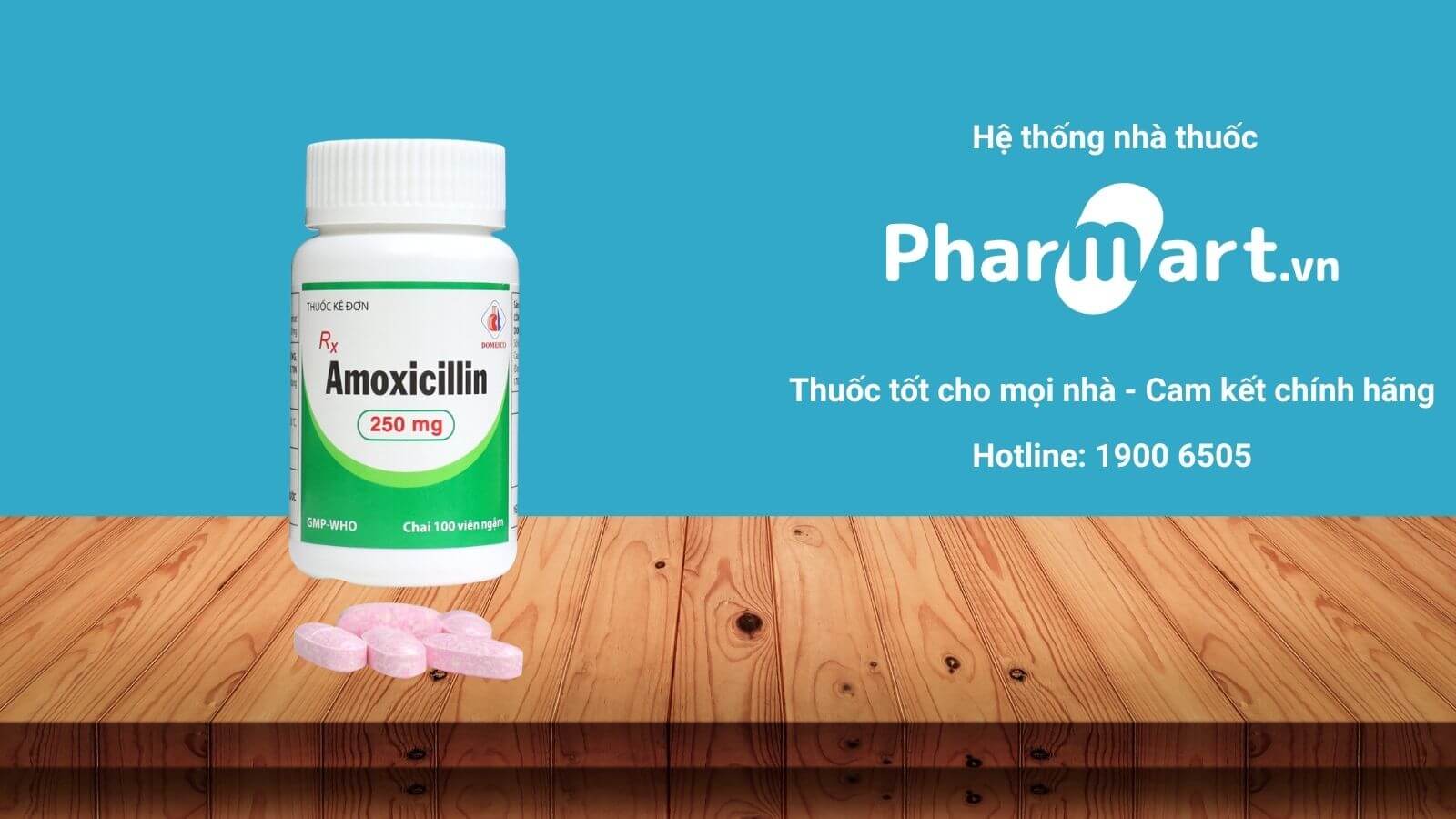 Mua ngay Amoxicillin 250mg Domesco chính hãng tại Hz888a.com