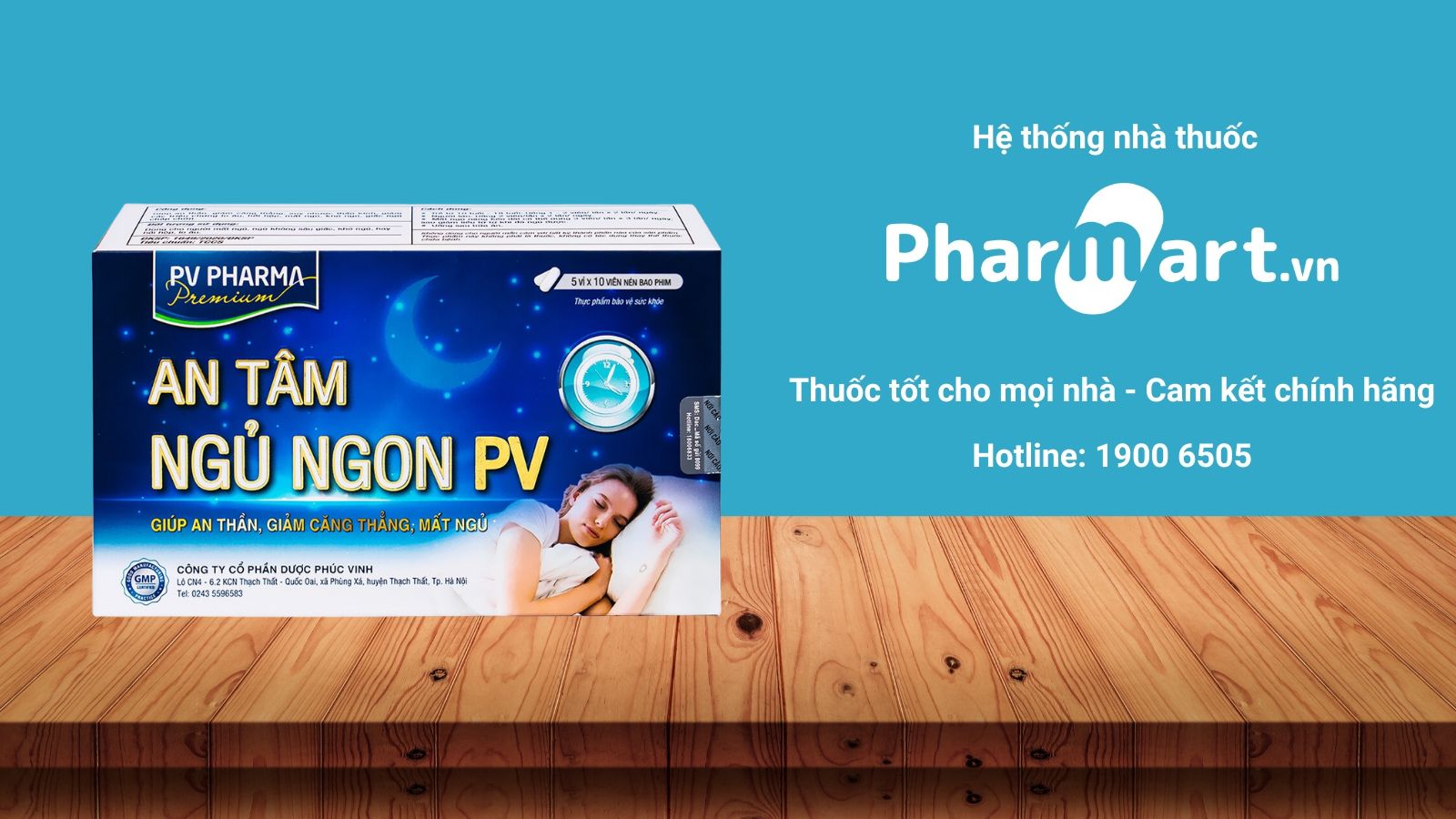Hệ thống nh&agrave; thuốc HZ888A cung cấp An T&acirc;m Ngủ Ngon PV ch&iacute;nh h&atilde;ng