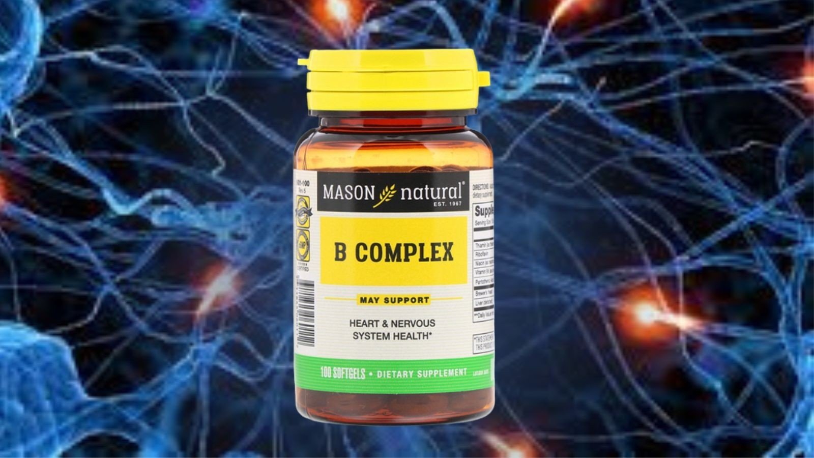    B-Complex mason -&nbsp; hỗ trợ hệ thần kinh, tim mạch