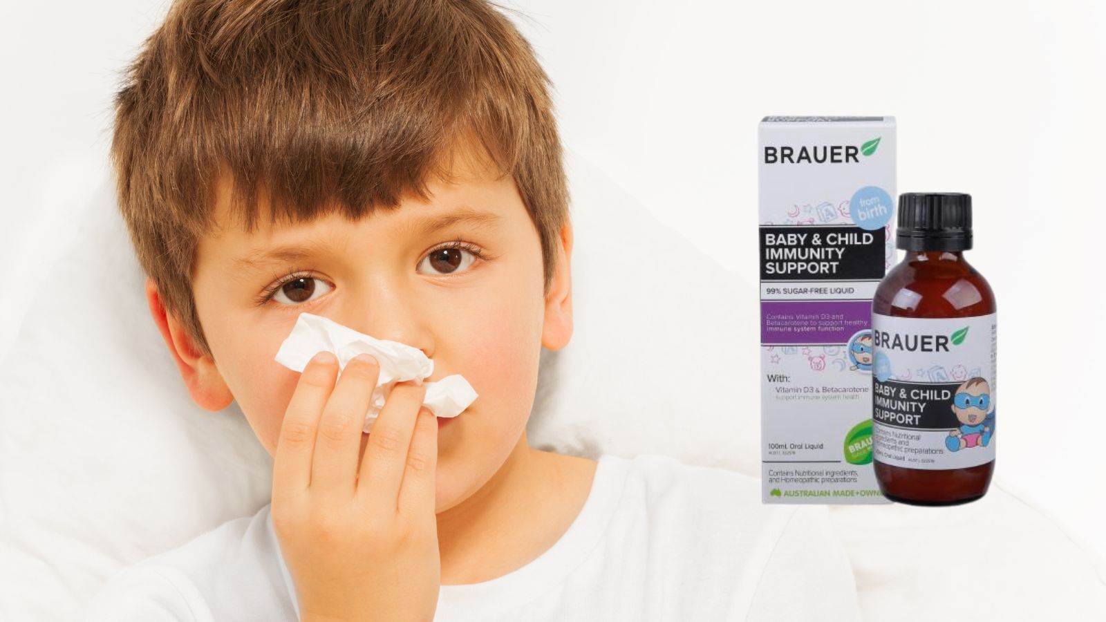 Baby & Child Immunity Support - Giải ph&aacute;p tối ưu tăng cường sức đề kh&aacute;ng cho trẻ